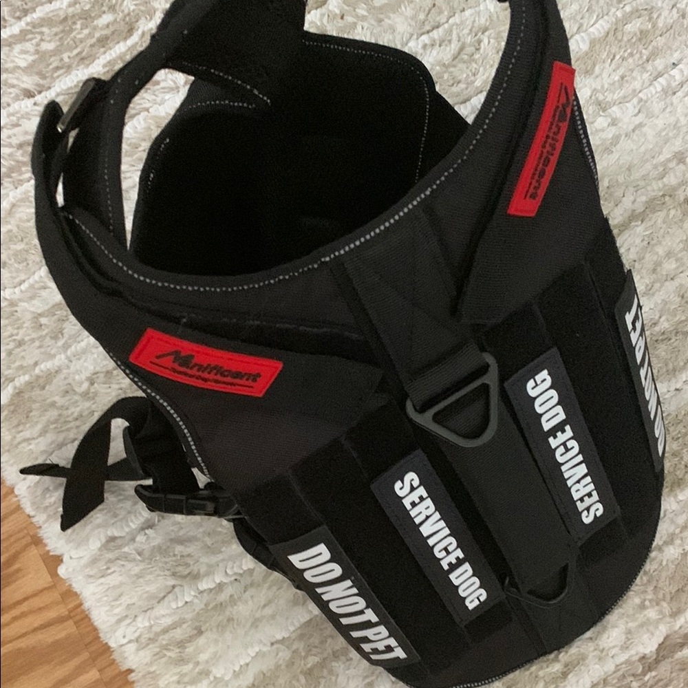 Black Service Dog Harness - Picture 14 of 16